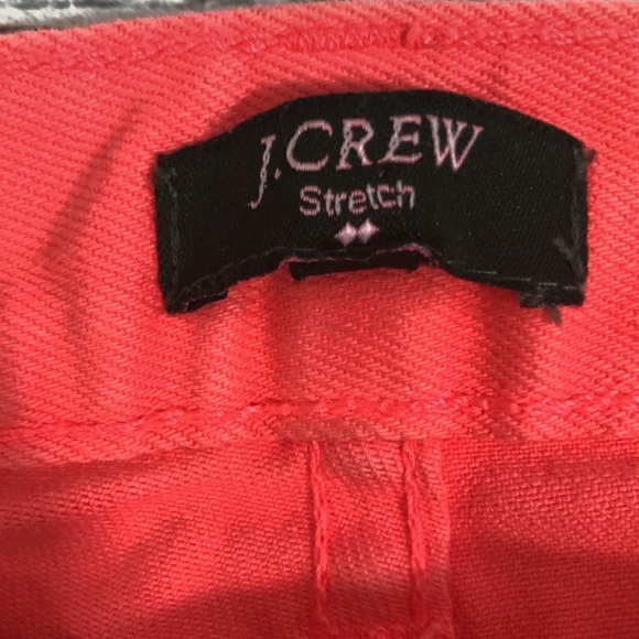 J.Crew Coral Pink Matchstick Jeans 27 - Picture 3 of 11
